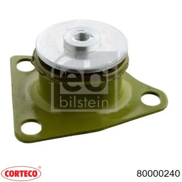 80000240 Corteco Bloco silencioso (coxim) de viga dianteira (de plataforma veicular)