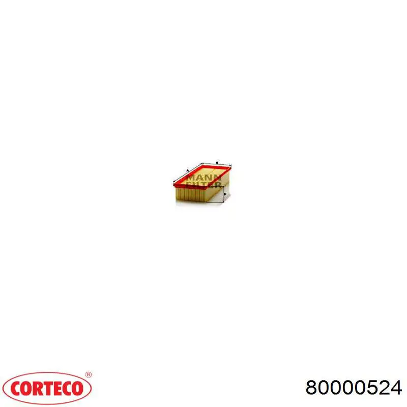 Coxim (suporte) direito de motor Corteco 80000524 preço, a partir de 62,76 USD