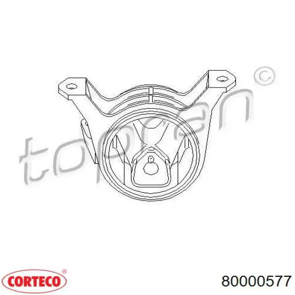 Compre 80000577 Corteco Coxim (suporte) direito de motor