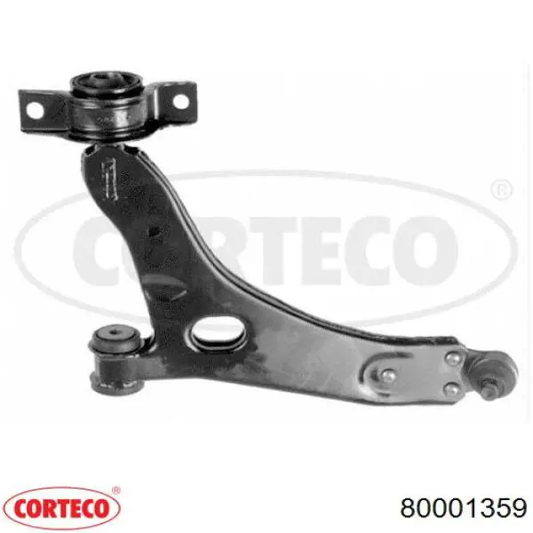 Coxim (suporte) esquerdo de motor 80001359 Corteco