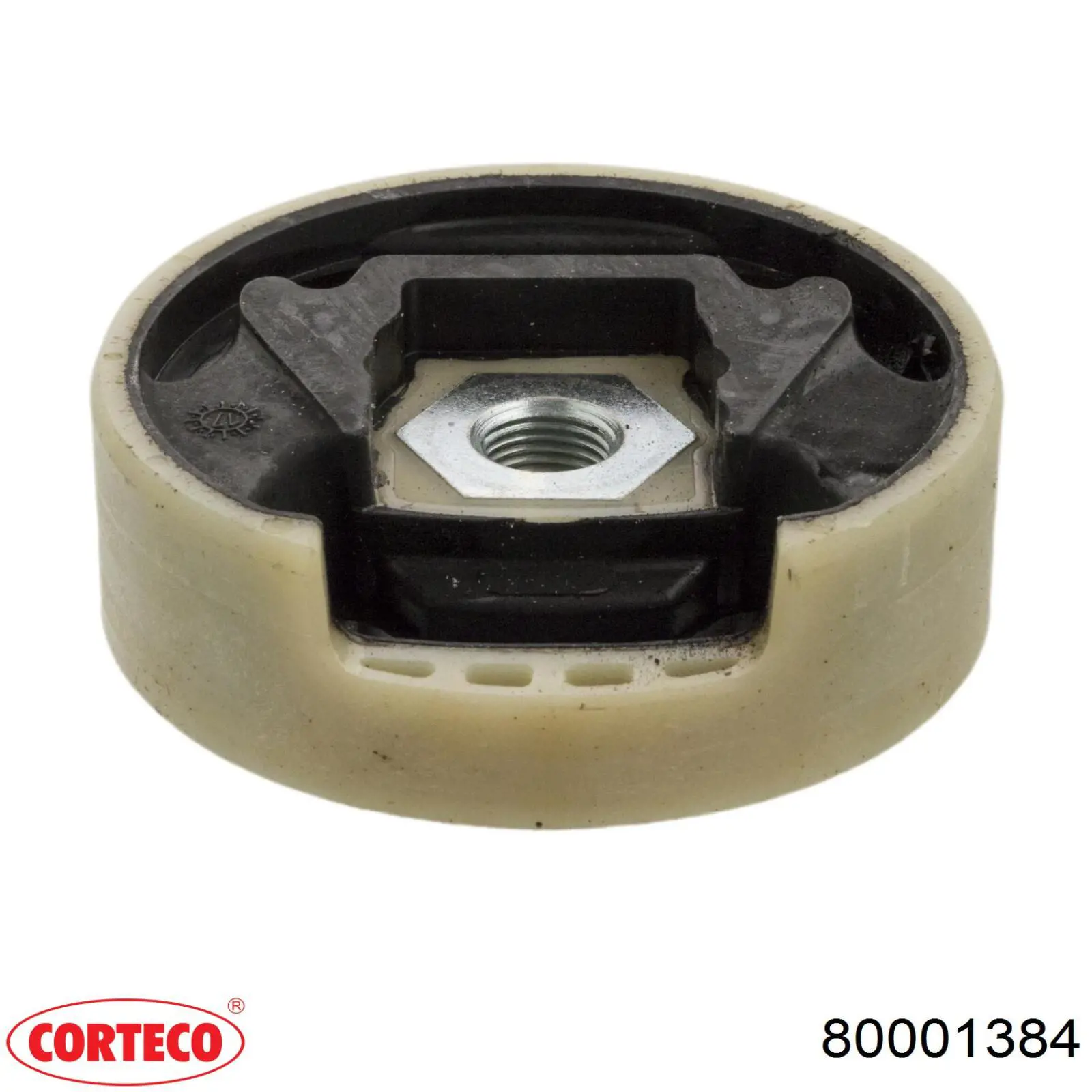80001384 Corteco Bloco silencioso (coxim) de viga dianteira (de plataforma veicular)
