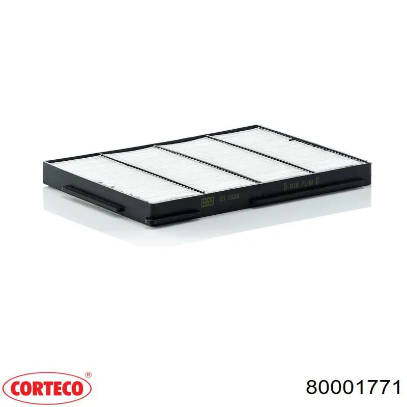 Filtro de salão 80001771 Corteco