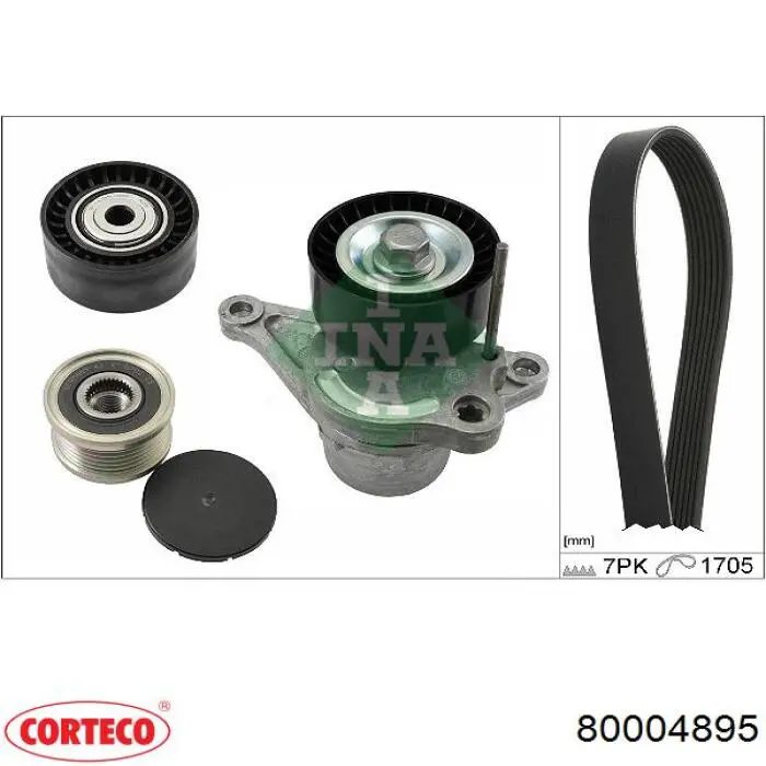 Parafuso da polia de cambota Corteco 80004895 preço, a partir de 20,01 USD