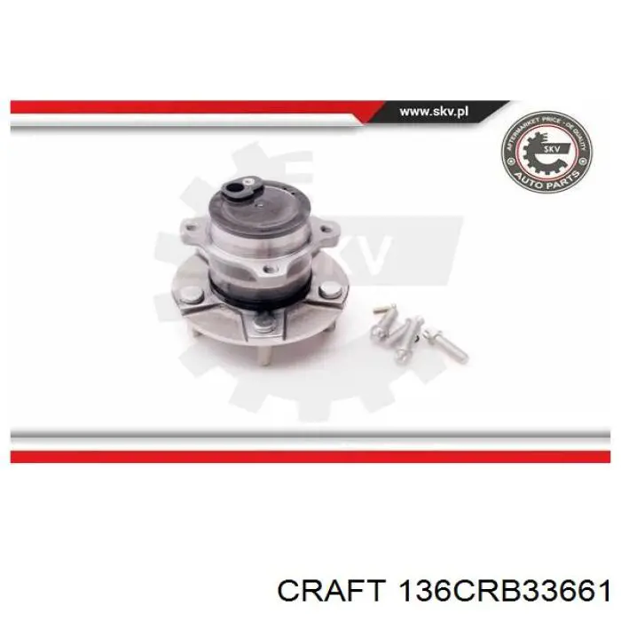 Cubo traseiro 136CRB33661 Craft