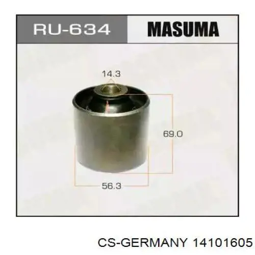 Compre 14101605 CS Germany Mola dianteira