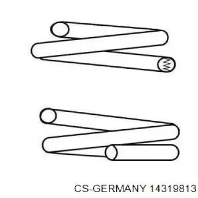 Mola traseira CS Germany 14319813 preço, a partir de 58,15 USD
