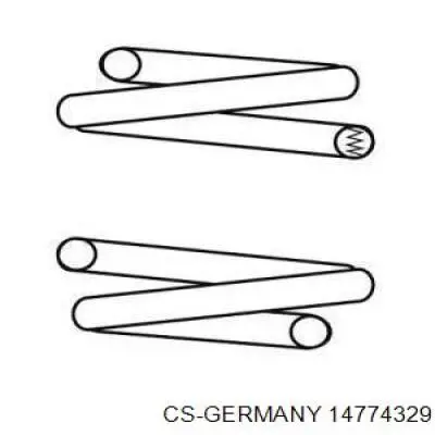 Mola dianteira CS Germany 14774329 preço, a partir de 31,62 USD