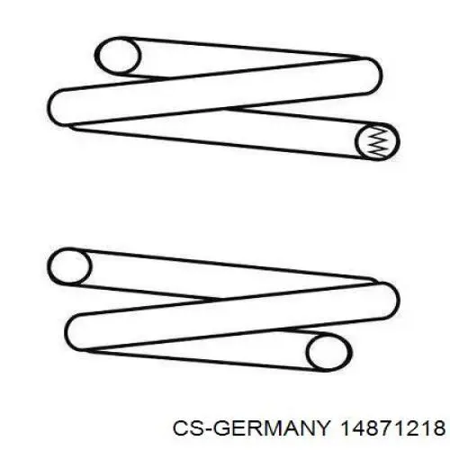 Mola traseira CS Germany 14871218 preço, a partir de 35,34 USD
