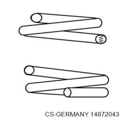Mola dianteira CS Germany 14872043 preço, a partir de 43,37 USD