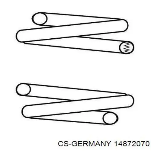 Mola traseira CS Germany 14872070 preço, a partir de 53,24 USD
