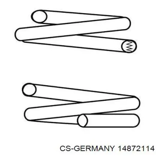 Mola traseira CS Germany 14872114 preço, a partir de 42,61 USD
