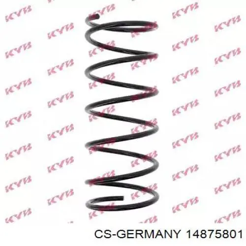 14875801 CS Germany Mola dianteira