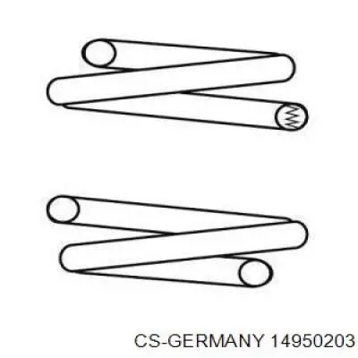 Mola dianteira CS Germany 14950203 preço, a partir de 43,19 USD