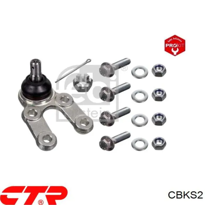 CBKS2 CTR Suporte de esfera inferior