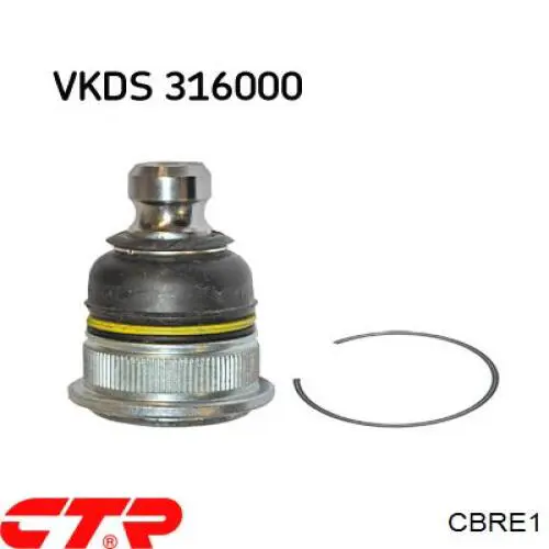 CBRE1 CTR Suporte de esfera inferior