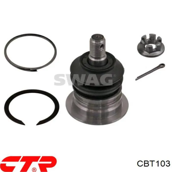 CBT103 CTR Suporte de esfera superior