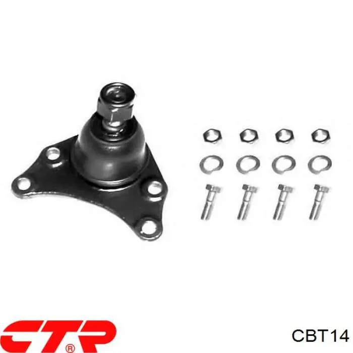 CBT14 CTR Suporte de esfera superior