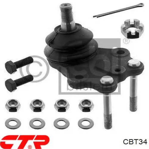 CBT34 CTR Suporte de esfera superior