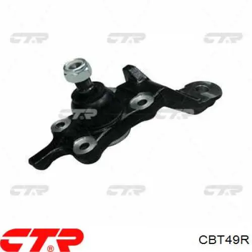 CBT49R CTR Suporte de esfera inferior direito