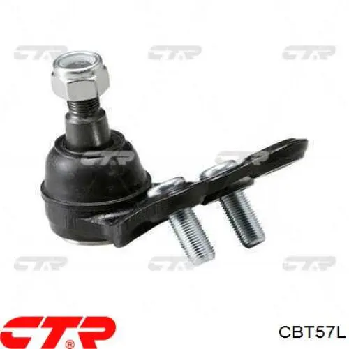 CBT57L CTR Suporte de esfera inferior esquerdo
