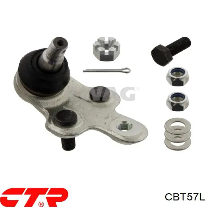 Compre CBT57L CTR Suporte de esfera inferior esquerdo