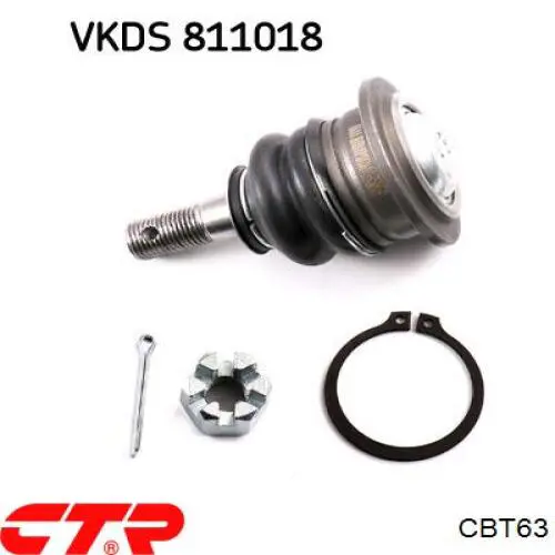 CBT63 CTR Suporte de esfera superior