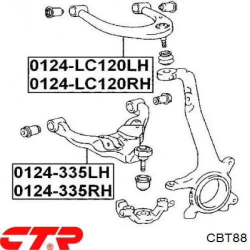 Compre CBT88 CTR Suporte de esfera inferior