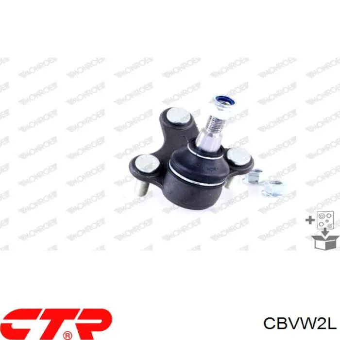 Suporte de esfera inferior esquerdo CBVW2L CTR