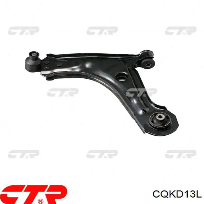 CQKD13L CTR Braço oscilante inferior esquerdo de suspensão dianteira