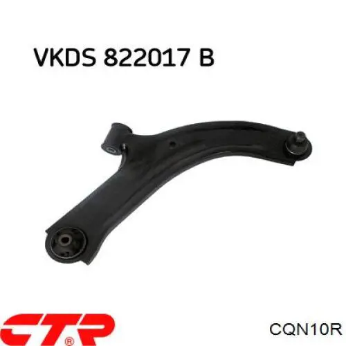 CQN10R CTR Braço oscilante inferior direito de suspensão dianteira