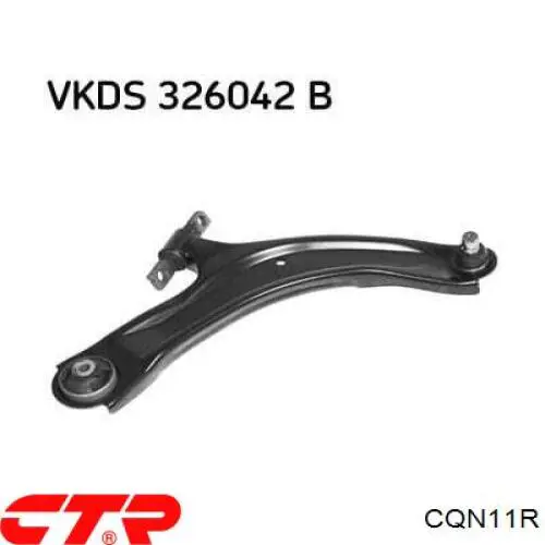 CQN11R CTR Braço oscilante inferior direito de suspensão dianteira