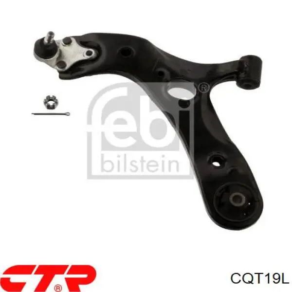 CQT19L CTR Braço oscilante inferior esquerdo de suspensão dianteira