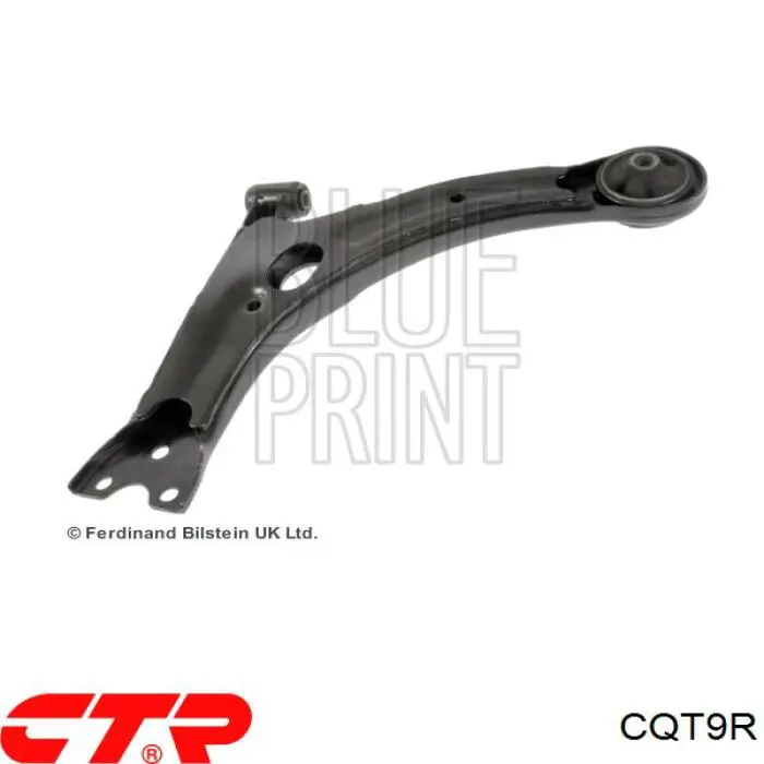 Braço oscilante inferior direito de suspensão dianteira CTR CQT9R