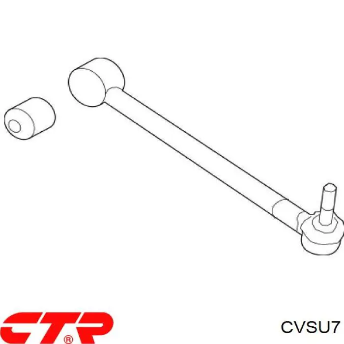 CVSU7 CTR Bloco silencioso interno traseiro de braço oscilante transversal