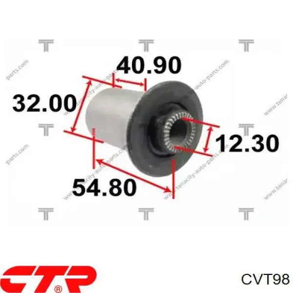 CVT98 CTR Bloco silencioso do braço oscilante inferior traseiro