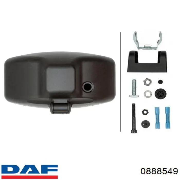 Luzes de nevoeiro esquerda/direita (universal) 0888549 DAF