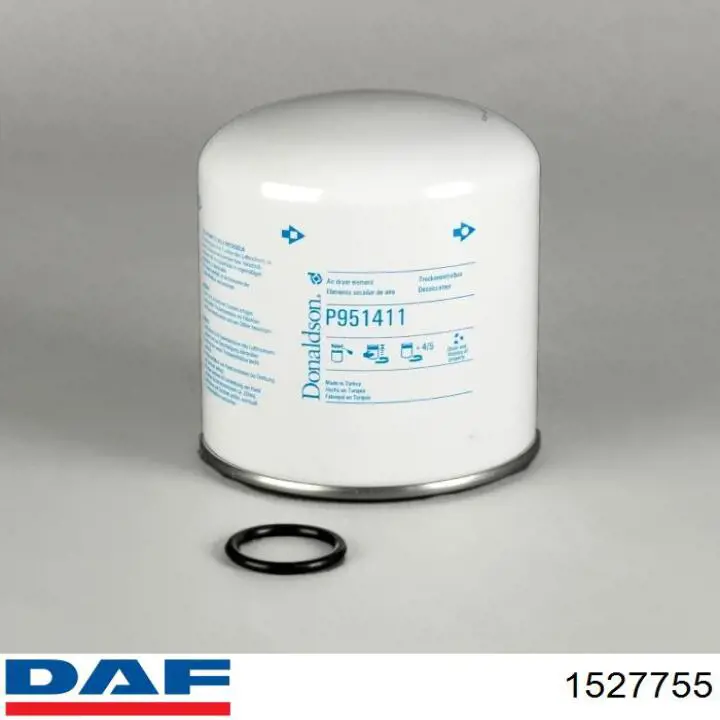 1527755 DAF Filtro de secador de ar (separador de umidade e óleo) (TRUCK)