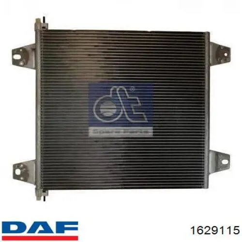 Radiador de aparelho de ar condicionado 1629115 DAF