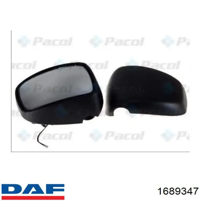 Espelho de retrovisão 1689347 DAF