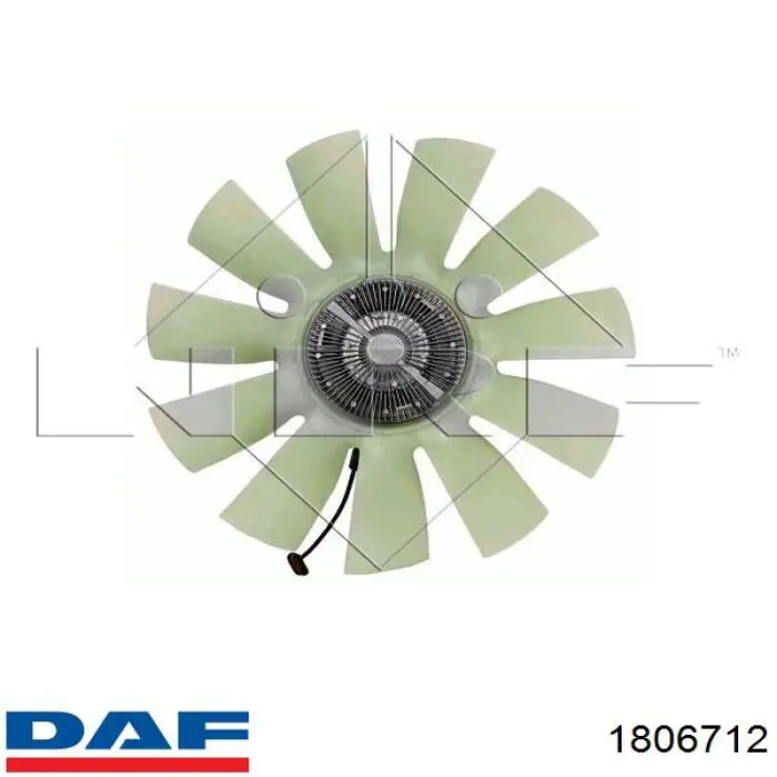 Compre 1806712 DAF Acoplamento viscoso de ventilador de esfriamento