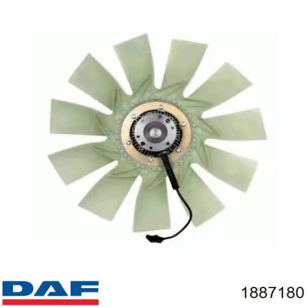 1887180 DAF Acoplamento viscoso de ventilador de esfriamento