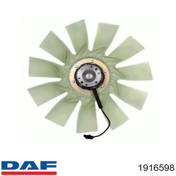 Compre 1916598 DAF Acoplamento viscoso de ventilador de esfriamento