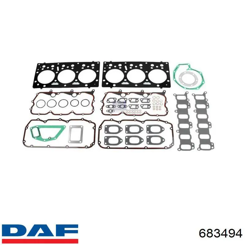 Kit superior de vedantes de motor 0683494 DAF