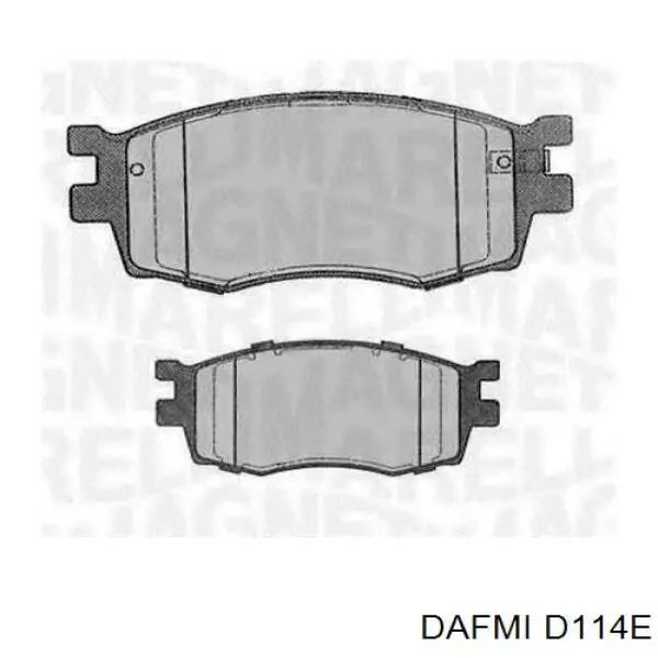 Compre D114E Dafmi Sapatas do freio dianteiras de disco
