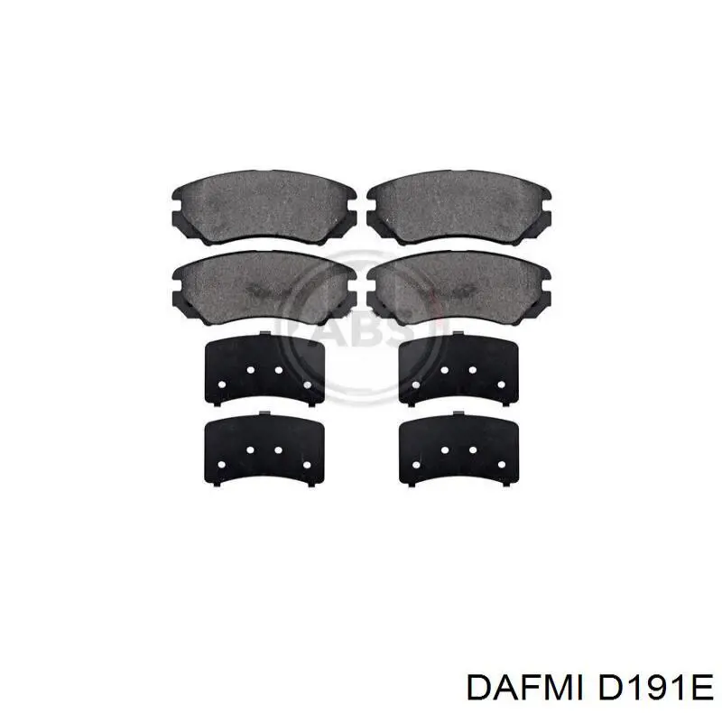 Sapatas do freio dianteiras de disco Dafmi D191E preço, a partir de 25,61 USD