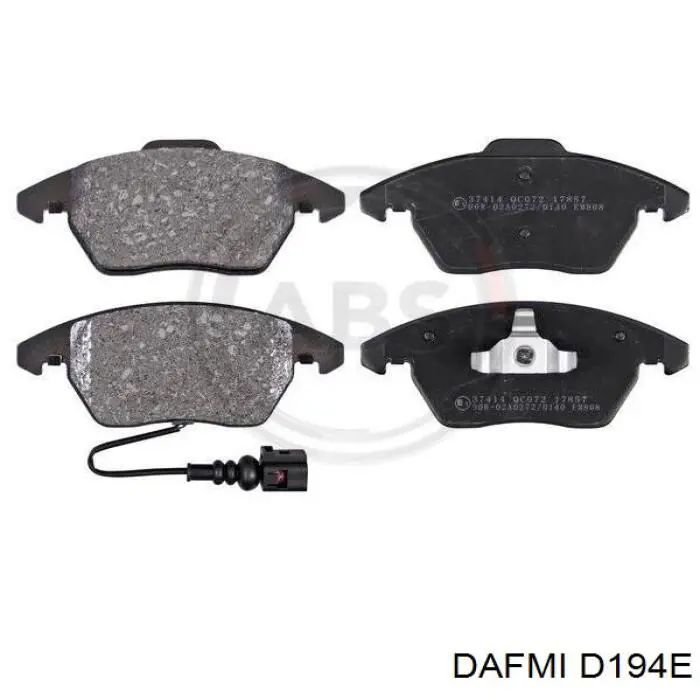 Compre D194E Dafmi Sapatas do freio dianteiras de disco