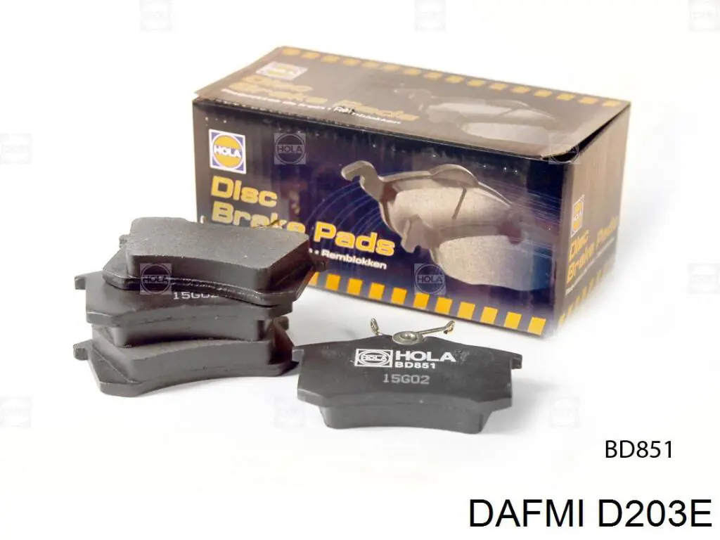 Sapatas do freio traseiras de disco Dafmi D203E preço, a partir de 30,81 USD