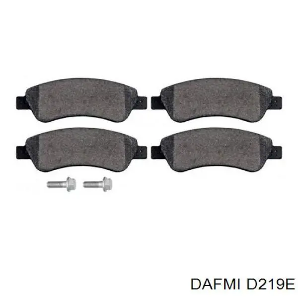 D219E Dafmi Sapatas do freio dianteiras de disco