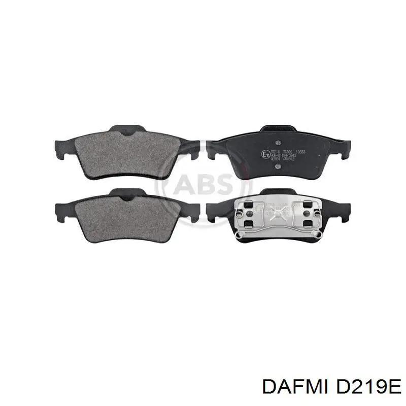 Sapatas do freio dianteiras de disco Dafmi D219E preço, a partir de 20,97 USD