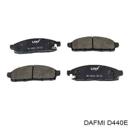 Sapatas do freio dianteiras de disco D440E Dafmi